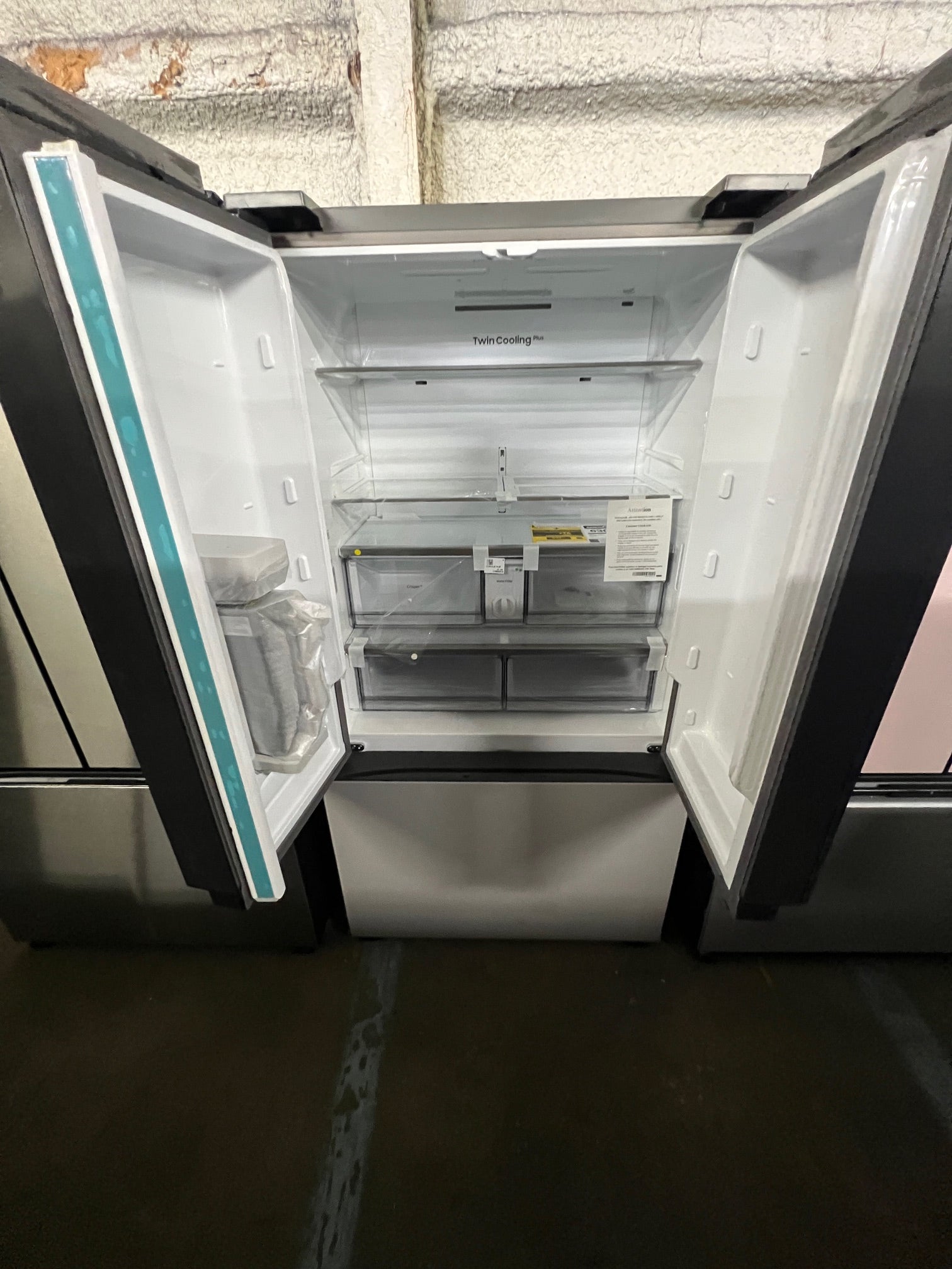 Samsung BESPOKE 24 cu. ft. Counter Depth 3-Doors Matte Grey